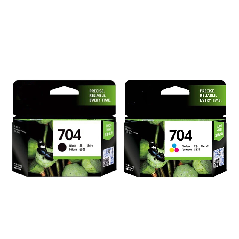 Оригинальная новая печатающая головка для струйного принтера HP 704 чернильный