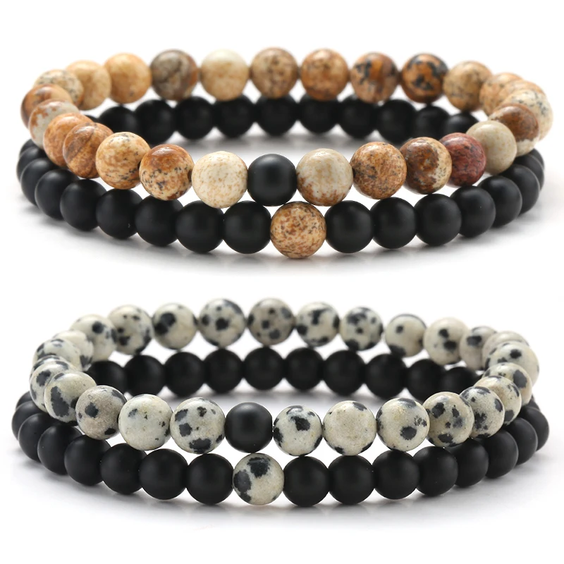 Браслет эластичный с бусинами тигровый глаз для женщин и мужчин ювелирные