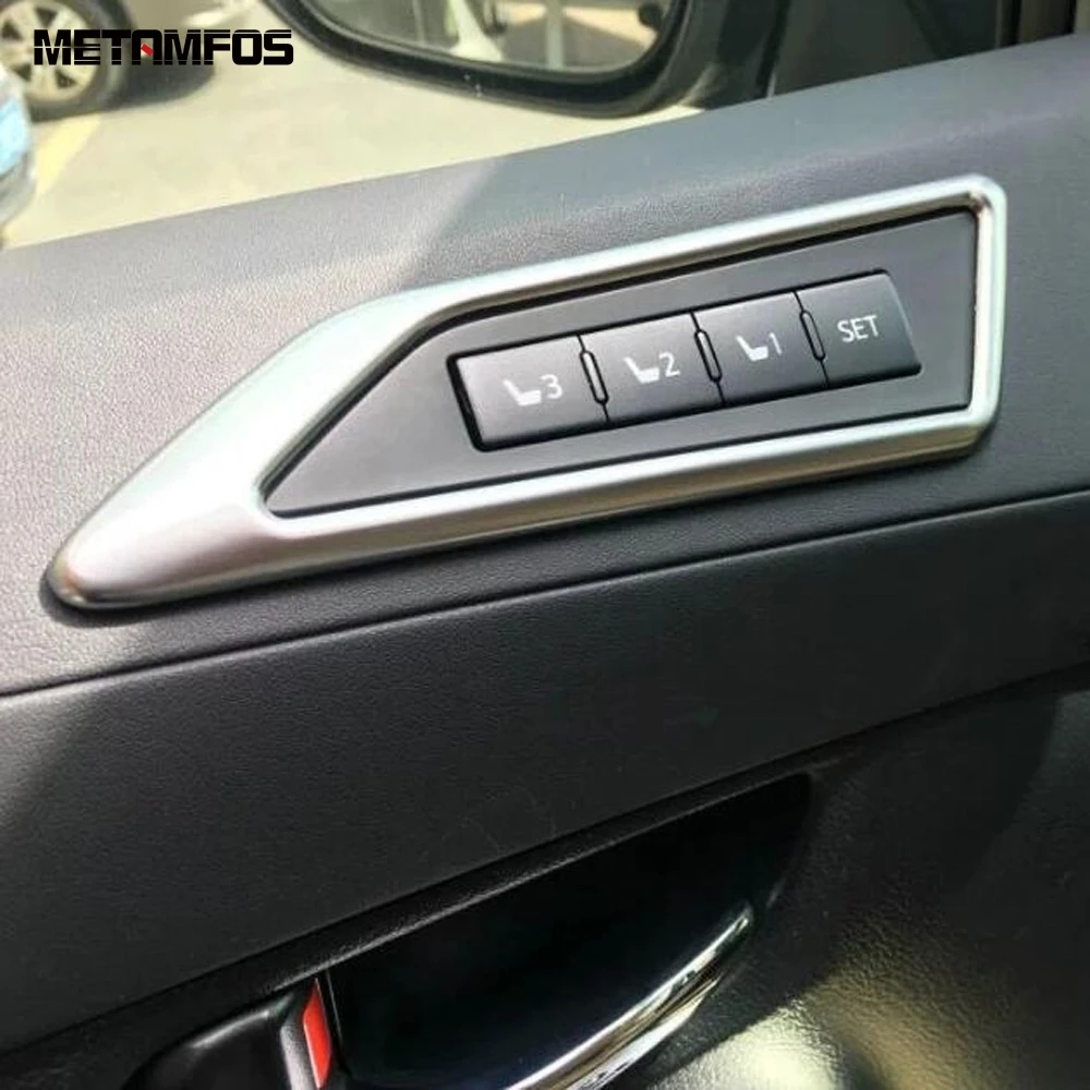 Для Toyota Alphard Vellfire 2016-2018 2019 крышка переключателя управления памятью на сиденье