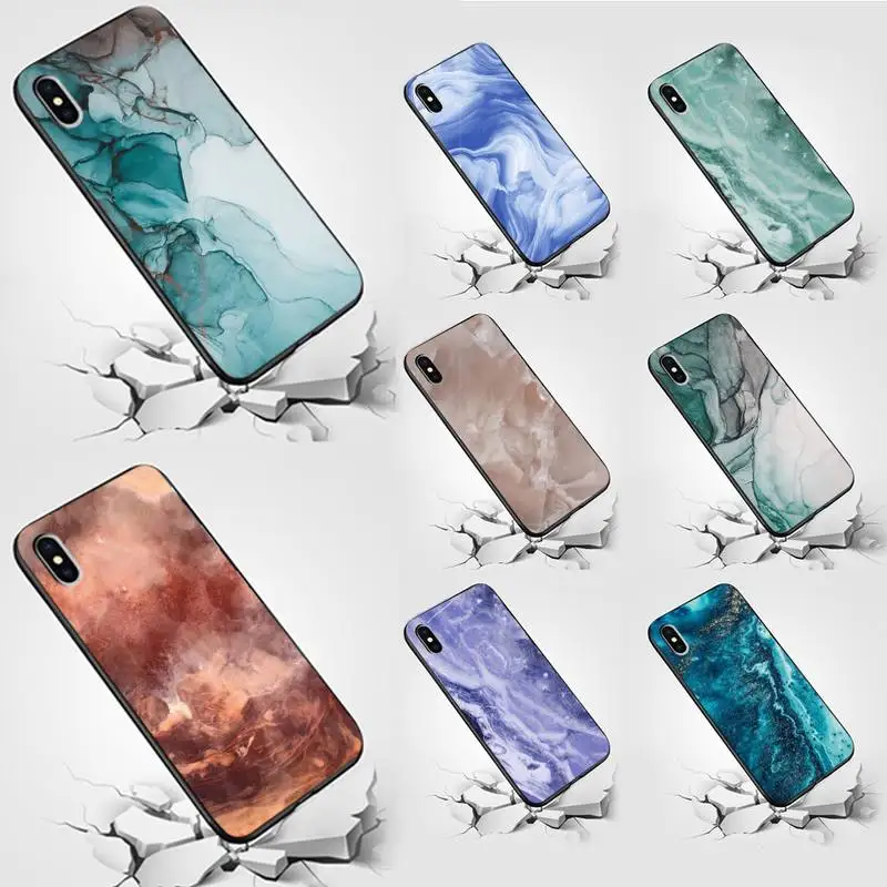 

Marble Art Fashion Phone Case for Huawei P9 P10 P20 P30 40 plus pro lite SMART2019 SMART2020 fundas