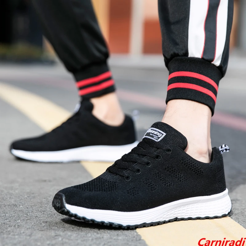 

Unisex LIGHTWEIGHT Flying Weave Running Shoes Women fashion Fitness Mother Casual Sneakers Men Non-slip Walking Jogging Shoes