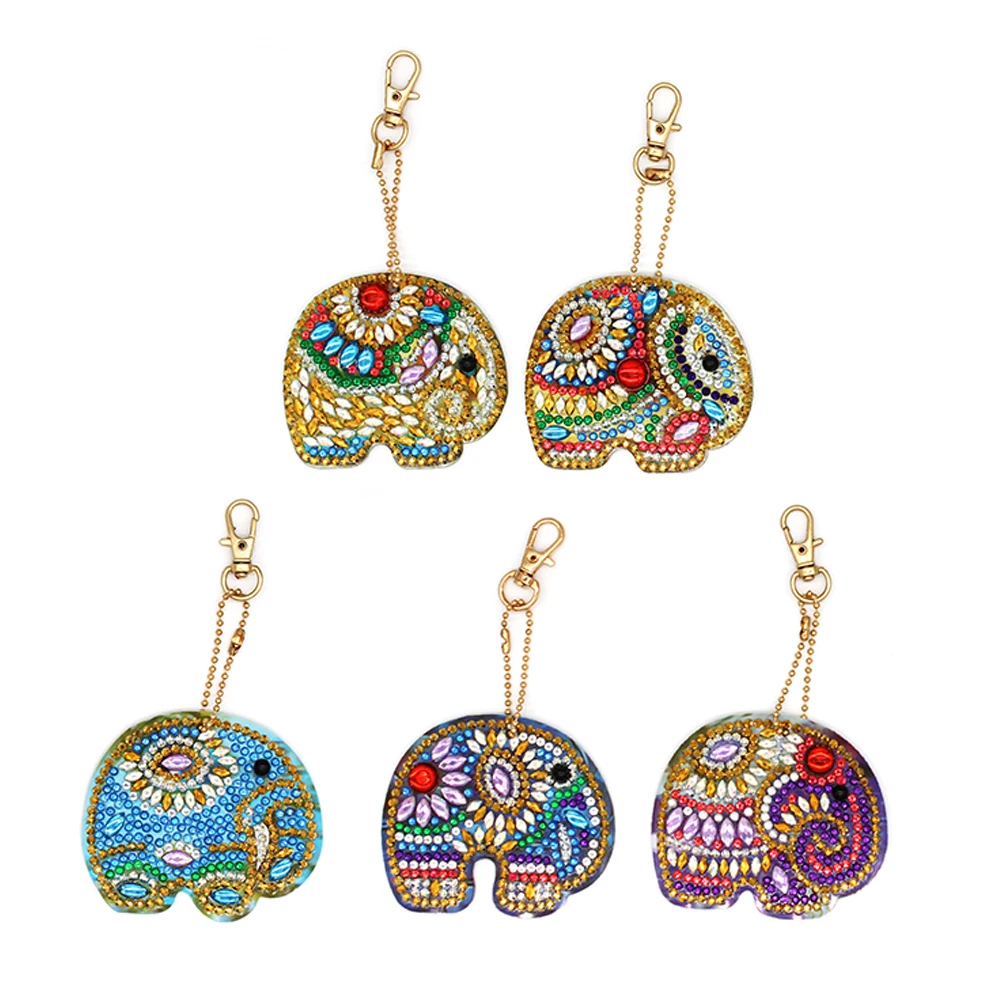 Брелок с алмазной живописью 5D брелок вышивкой в виде креста ювелирный кулоны