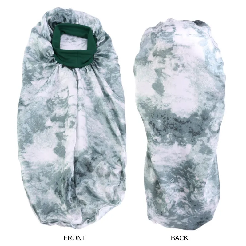 Женская и эластичная широкая шляпа с принтом головной убор для ухода за длинными