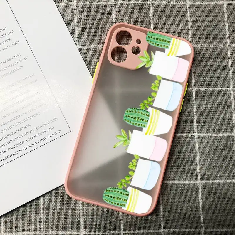 

Candy color Phone Case for iPhone 12 mini 11 pro XS Max X XR 7 8 plus SE20 High quality TPU silicon and Hard plastic cover