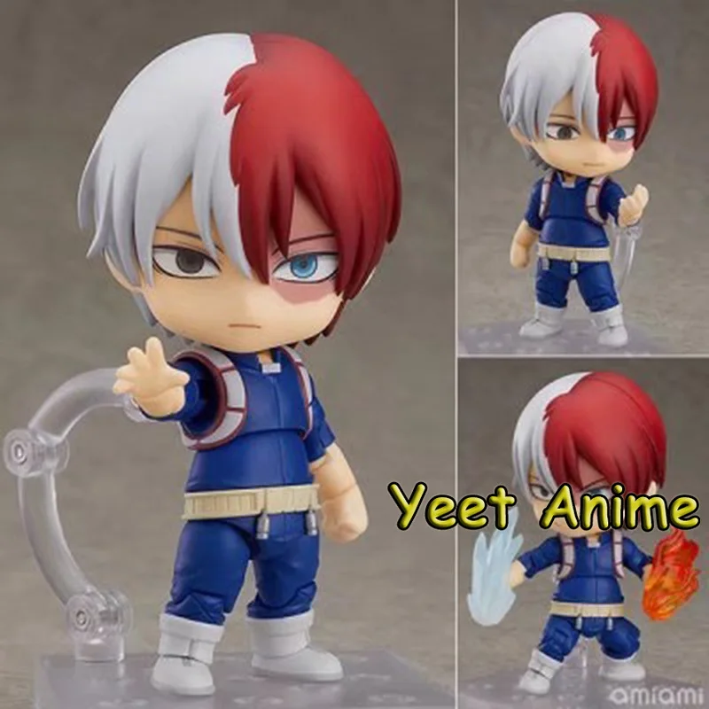 

Hot Anime Figure 10CM My Hero Academia 1112# Todoroki Shoto Can Change Face Q Version PVC Action Figure Collection Doll Toy Gift