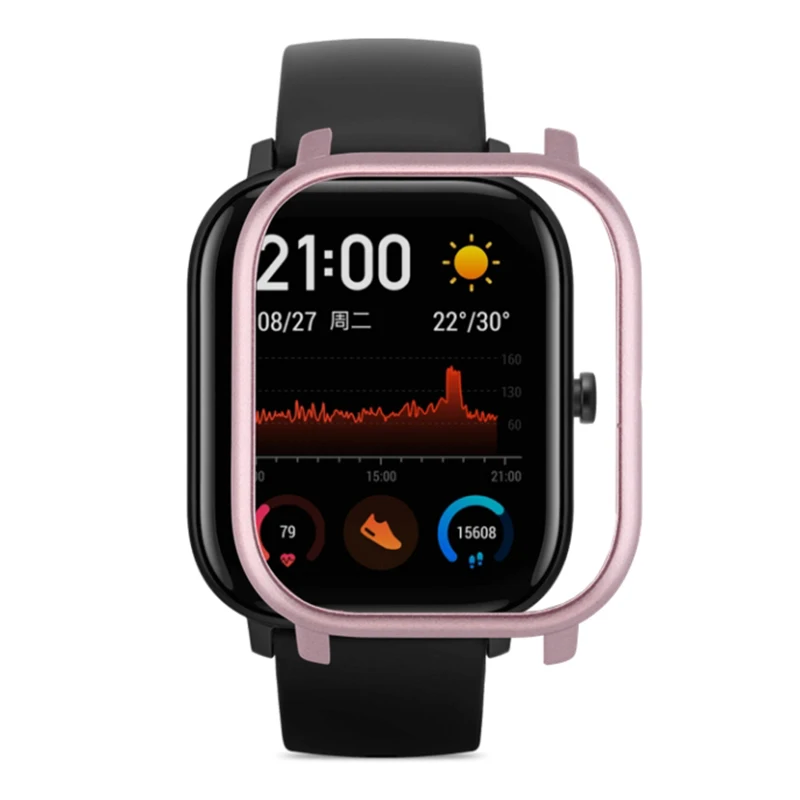 1pcs professional fashion for huami amazfit gts watch metal pc ultra light protective case smart wearable devices accessories free global shipping