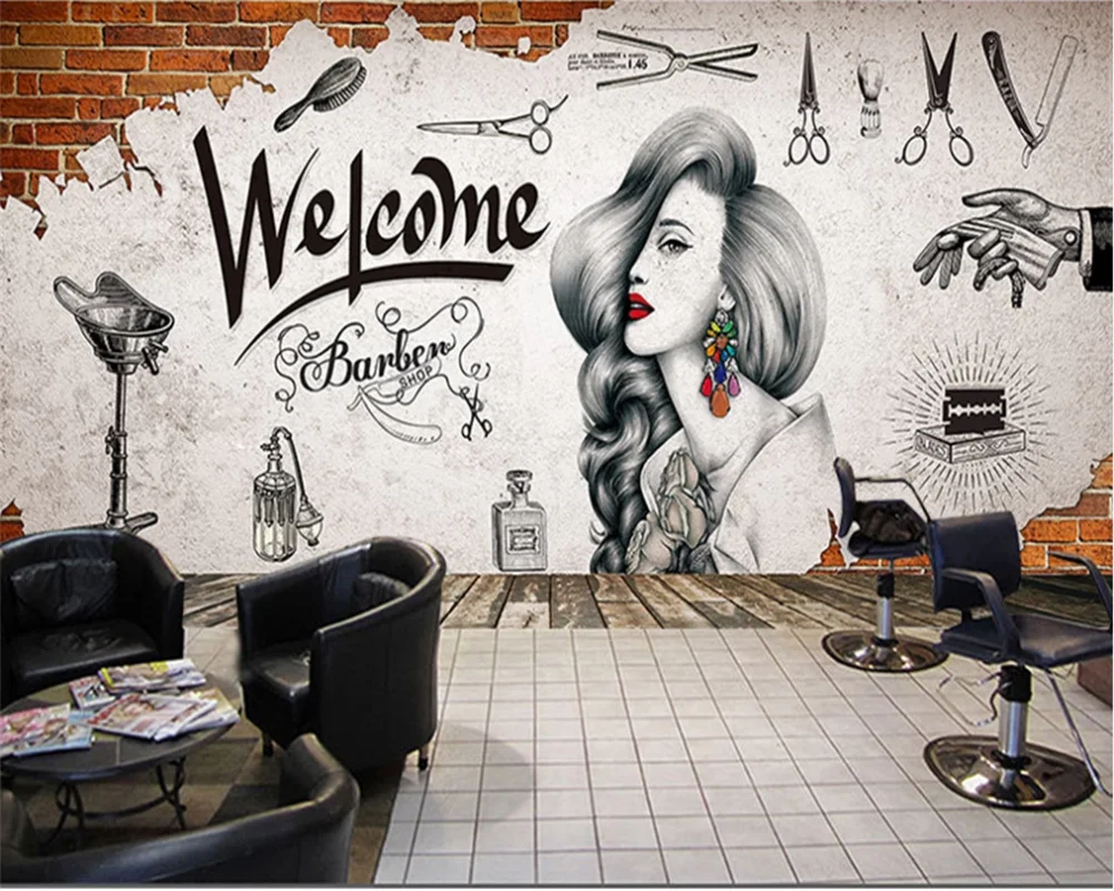 Индивидуальные 3d обои роспись ностальгия Европейская и американская Ретро