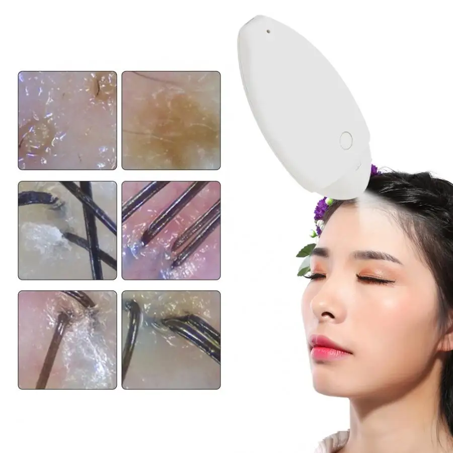 Беспроводной детектор волосяных фолликулов HD WIFI цифровой анализатор кожи головы