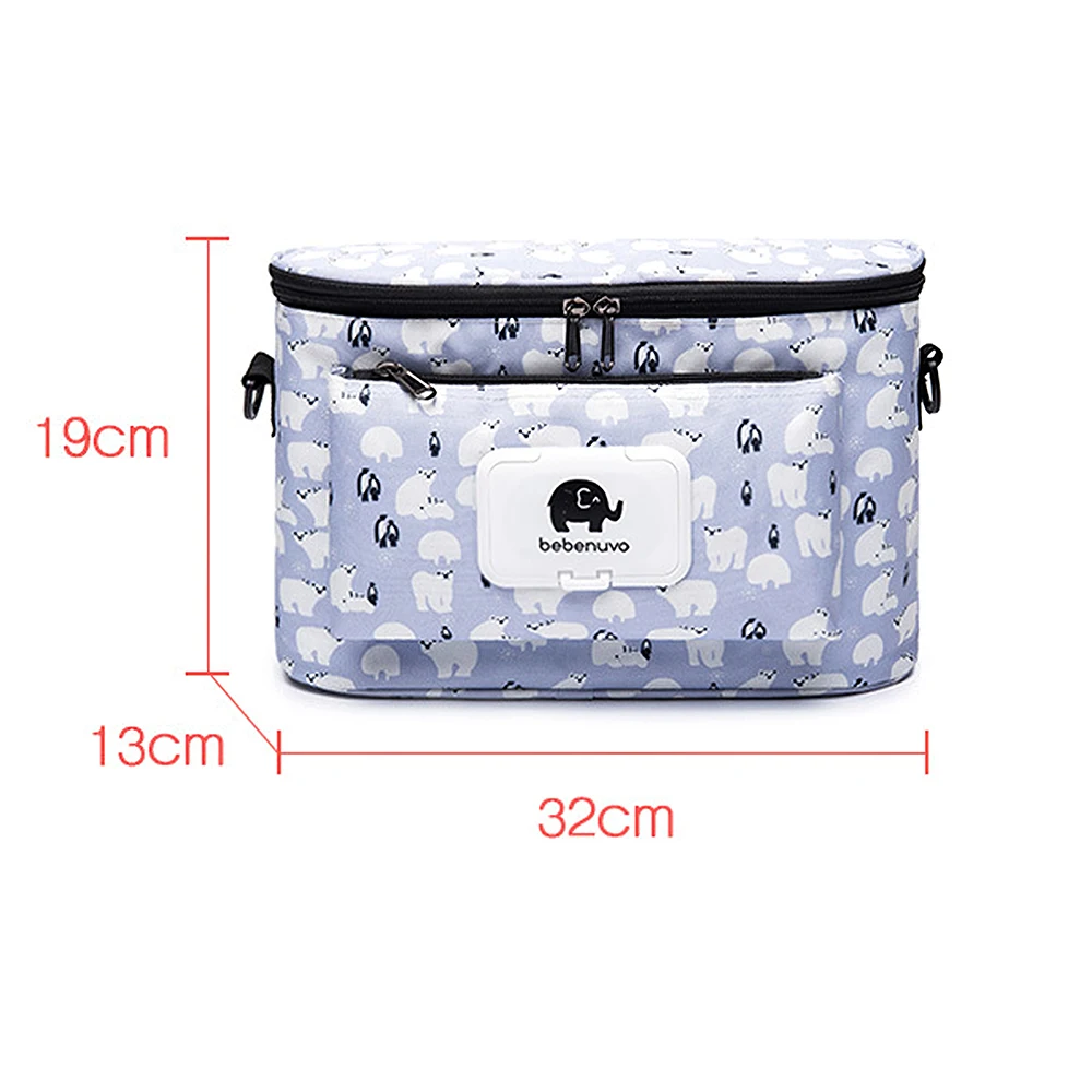 

Travel Baby Stroller Organizer Bag Mummy Diaper Bag Hook Baby Carriage Waterproof Hanging Stroller Cart Accessories Nappy Bags