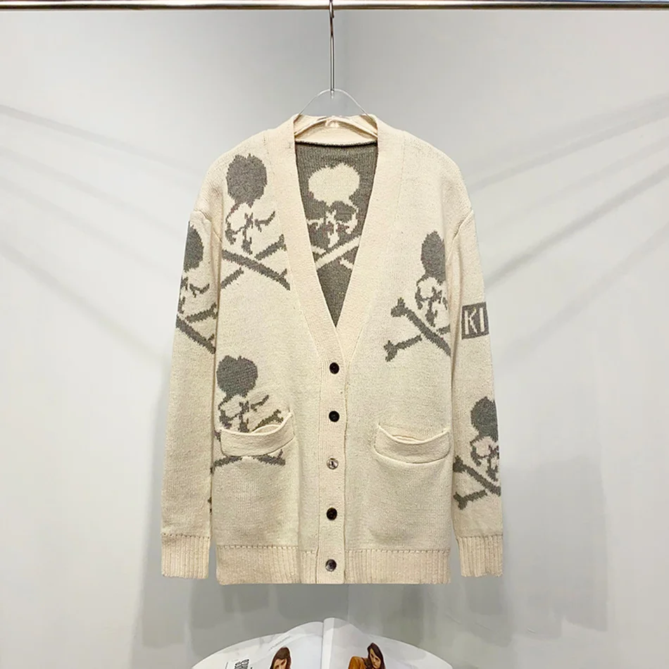 Свитер KITH Mastermind японский Кардиган для мужчин и женщин винтажная уличная одежда с