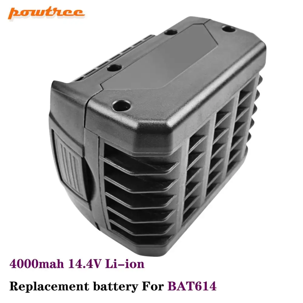 Литий ионный аккумулятор Powtree 14 4 В 4000 мАч BAT614 для Bosch BAT614G BAT607 BAT607G 17614 01 PB360S 36614 02