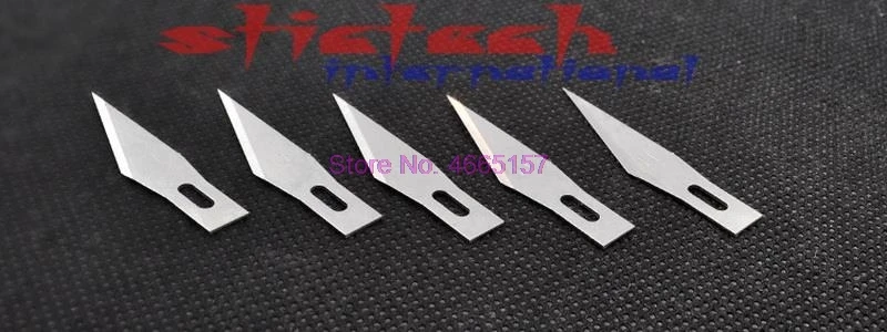 Набор из 500 ножей с металлической ручкой и 5 лезвиями скальпель резак