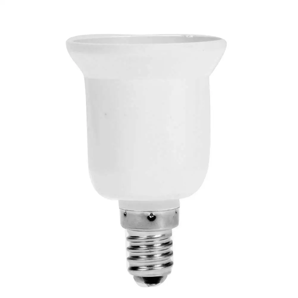 

1Pcs E14 to E27 Lamp Holder Converter Socket Light Bulb Lamp Holder Adapter Plug Extender Light Bulb Base Holder
