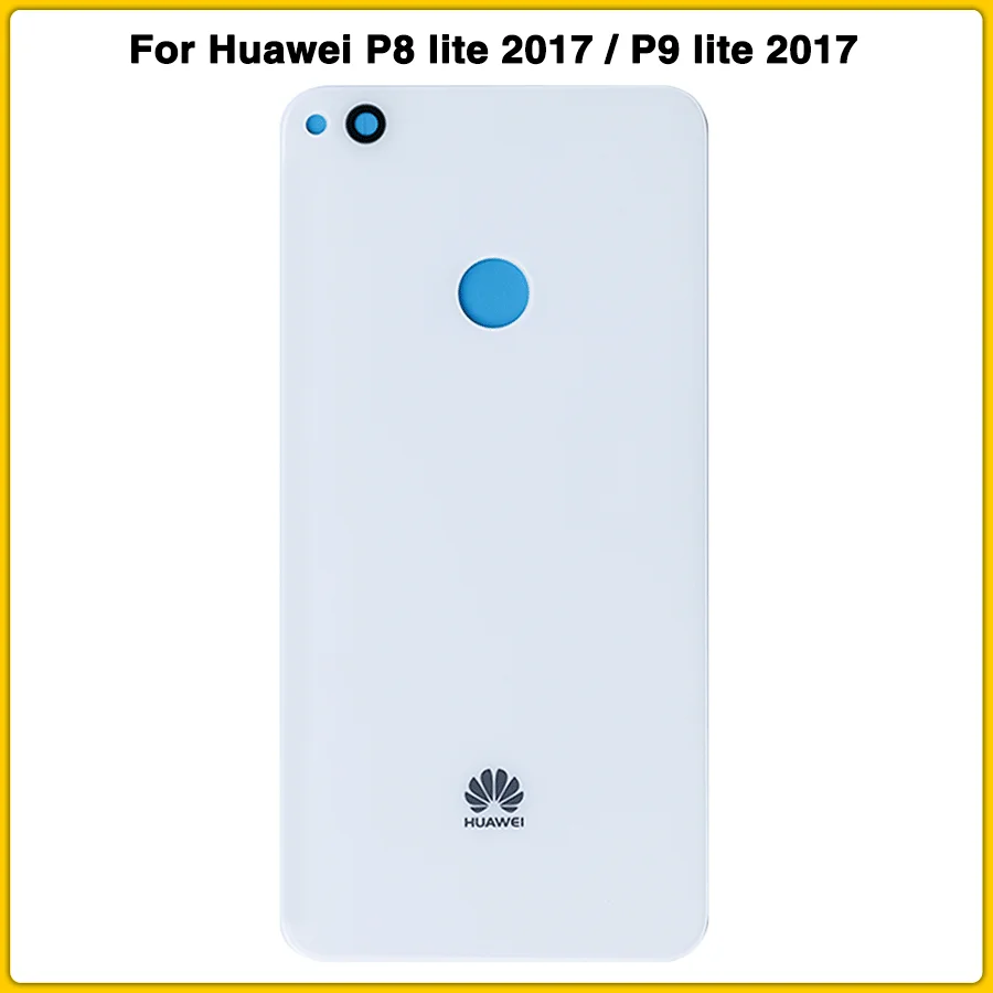 White Задний корпус чехол для Huawei P8 lite /P9 lite задняя крышка батарейного отсека - Цвет: White