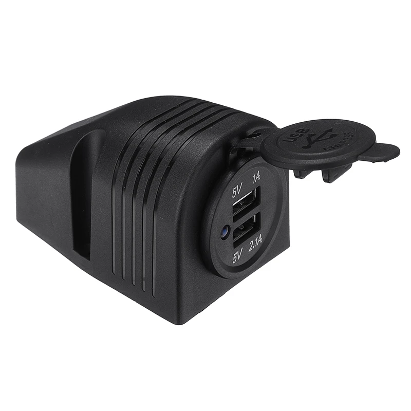 

12V 24V Dual 3.1A USB Port Socket Caravan Camper Van Boat Motorhome Car USB Charger Power Adapter Socket Plug