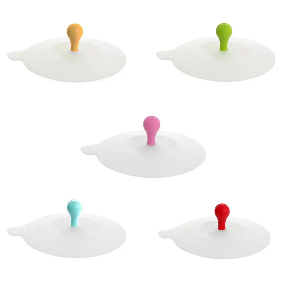 Силиконовая крышка для чашки с зажимом креативная многоразовая - Цена: 103,37 руб.