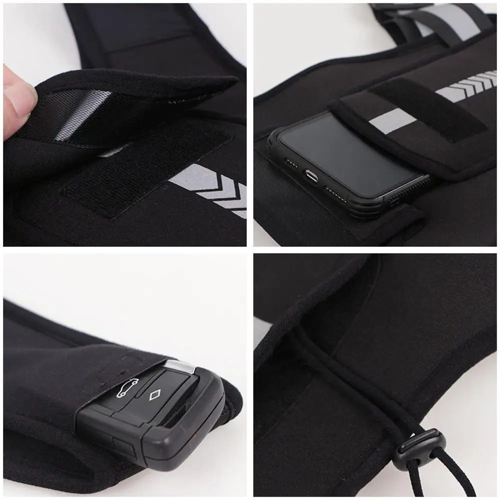 Светоотражающий рюкзак для бега универсальный легкий фитнеса | Спорт и
