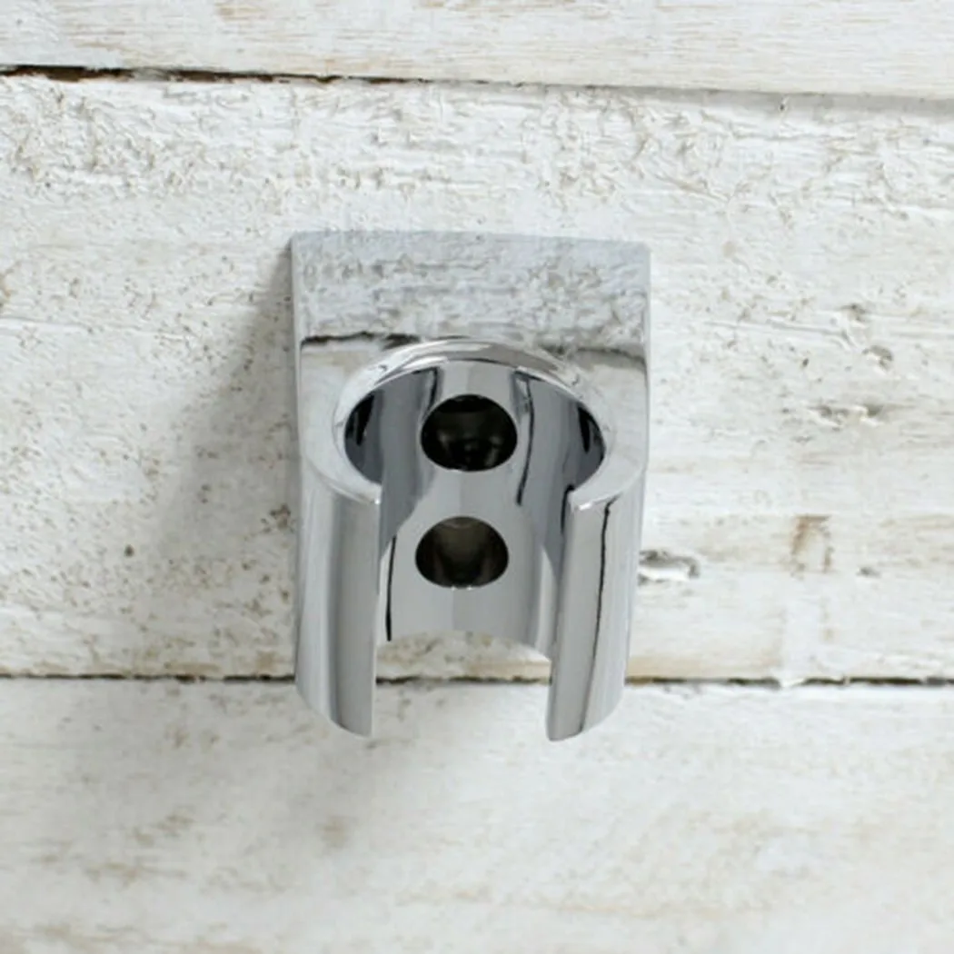 

Angled Shower Head Holder Bathroom Bracket Chrome Fixed Handset Holder