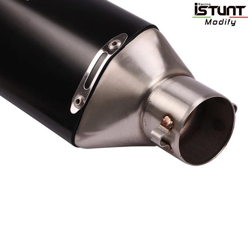 

380mm Universal Motorcycle Exhaust Escape Modified Vent Pipe With DB Killer For GSX-S750 MT07 R3 ADV NC700 CBR500 Z900 Ninja400