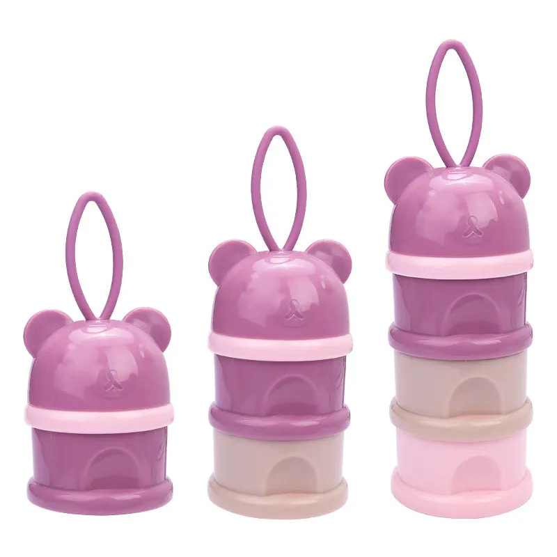 Портативный контейнер для хранения детского питания 3 слоя|Контейнер грудного