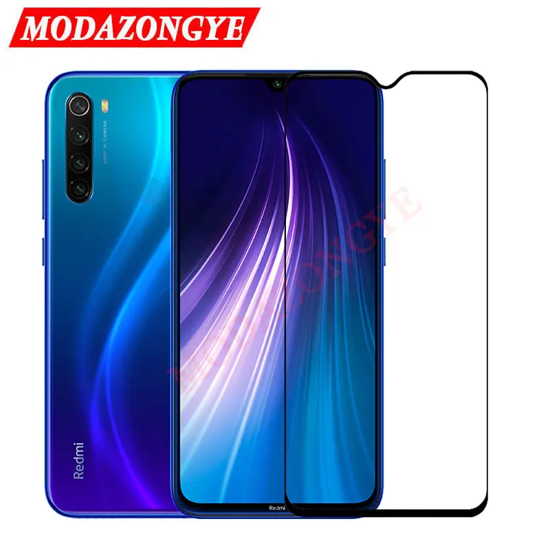 Защитное стекло для экрана Redmi Note 8 закаленное с полным покрытием Xiaomi Pro Note8 8A Redmi8 A