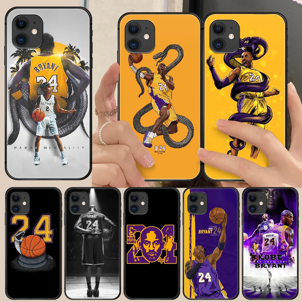 Чехол Kobe 24 для телефона в стиле баскетбола корпус iphone 5 5s se 2 6 6s 7 8 11 12 mini plus X XS XR PRO MAX