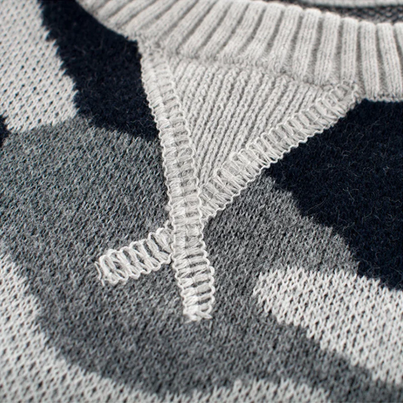 Осенний свитер для мальчиков повседневный стиль детский Камуфляжный пуловер