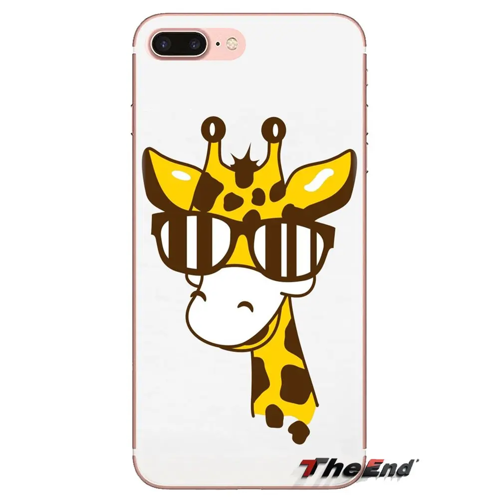 Phone Cases For Huawei G7 G8 P7 P8 P9 P10 P20 P30 Lite Mini Pro P Smart Plus 2017 2018 2019 Sunglasses Giraffe spectacles Animal |