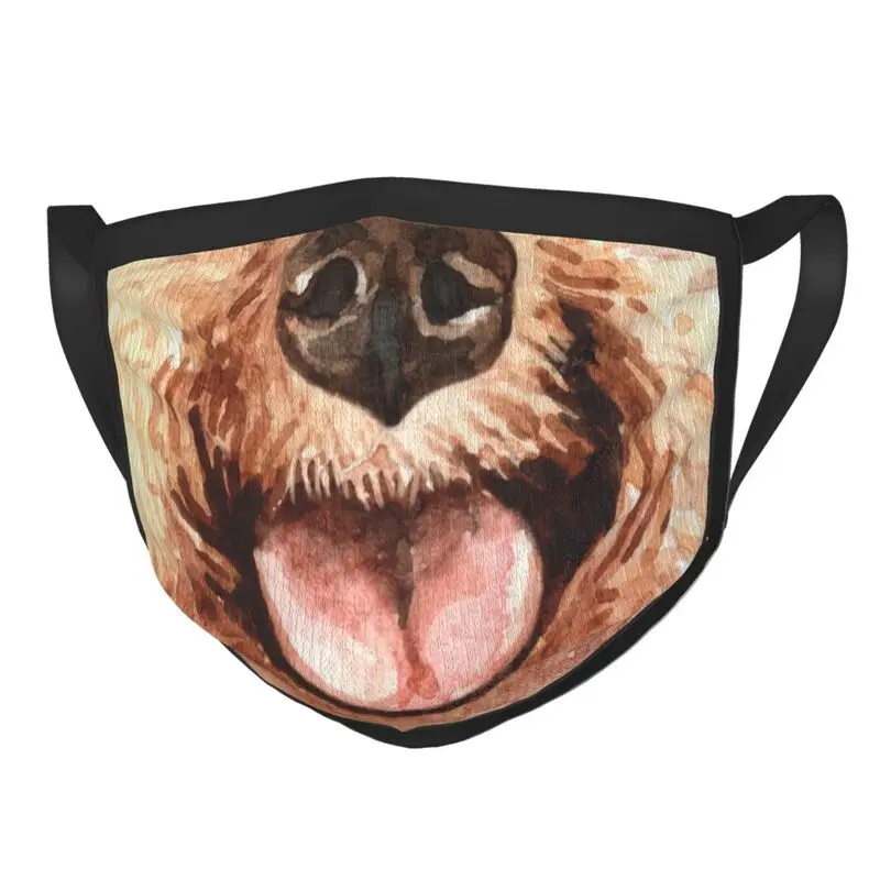 

Игрушка маска пуделя для взрослых, унисекс, в виде против дымки пыли собака маска Защитная крышка респиратор дышащие сандалии с открытым но...