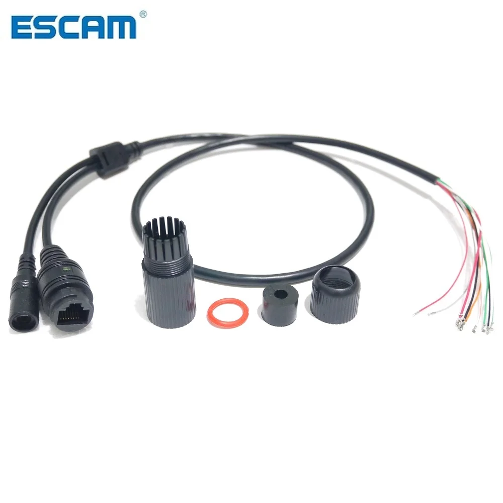 Сетевая IP-камера ESCAM CCTV POE модуль печатной платы кабель питания длина 65 см