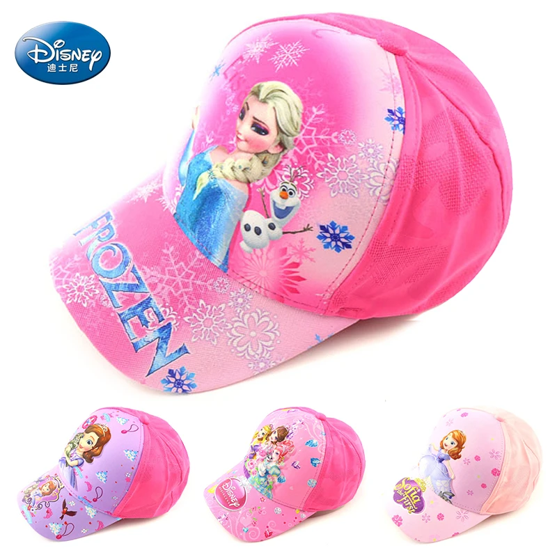 

Disney Frozen Elsa Sofia Princess Baby Hat 3D Cartoon Girls Cute Baseball Cap Kids Snapback Caps Boys Girls Hip Hop Sun Hats