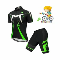 2020 new summer childrens bicycle clothing short sleeved sweatshirt with shorts childrens mountain bike bicycle clothing