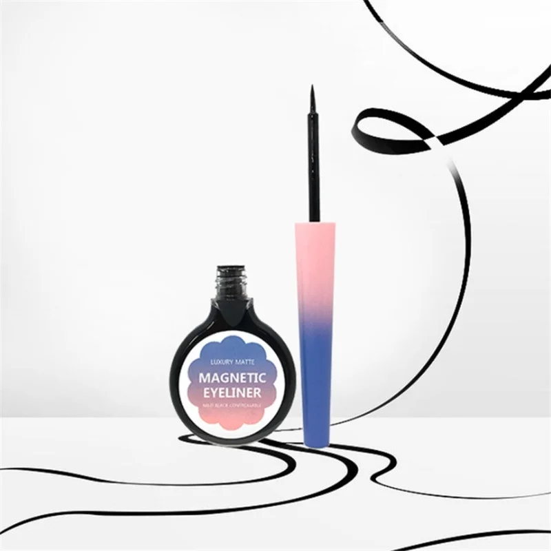Магнитная жидкая подводка для глаз фотографий красота макияж большие глаза