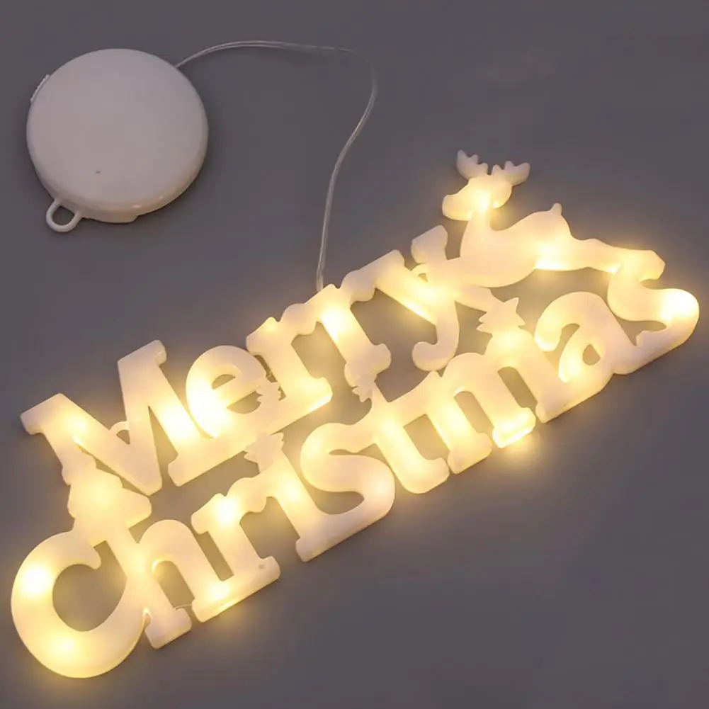 

Рождественское украшение в виде букв, Рождественская светодиодная лампа, домашний декор для вечеринки, новый год 2022, украшения для комнаты