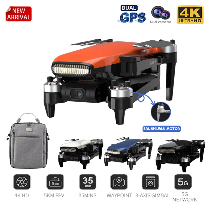 C-FLY Вера 2 pro GPS Дрон с разрешением 4K HD Камера 3-осевому гидростабилизатору Faith2