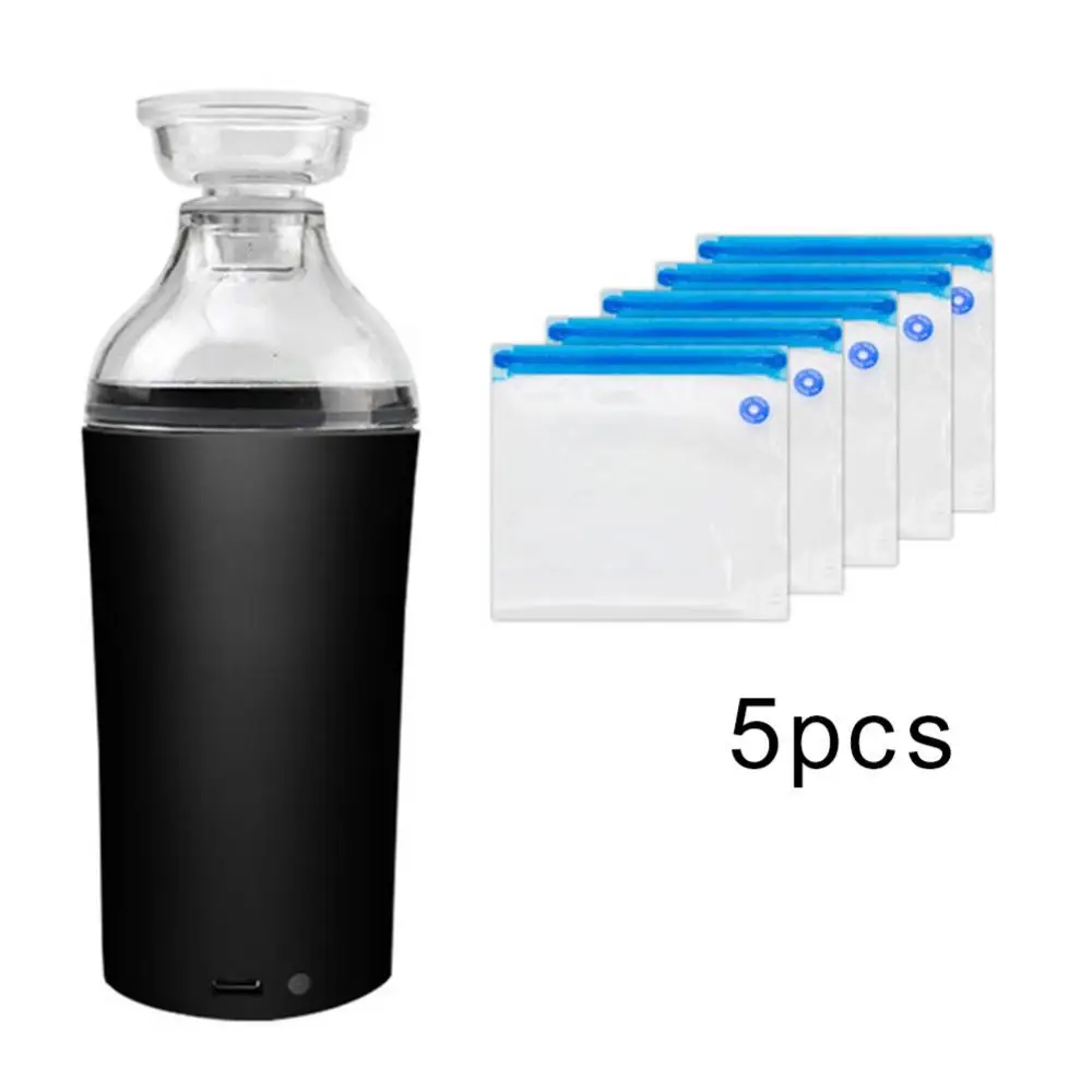 

Hot Sales Handheld Electronic Food Vacuum Sealer Packaging Machine Packer With 5 Bags