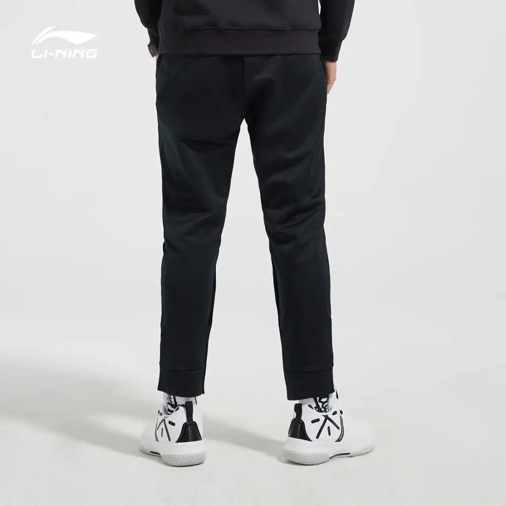 Li-Ning мужские баскетбольные штаны BAD FIVE флисовые теплые удобные спортивные штаны с карманами на кнопках AKLN877 MKY425