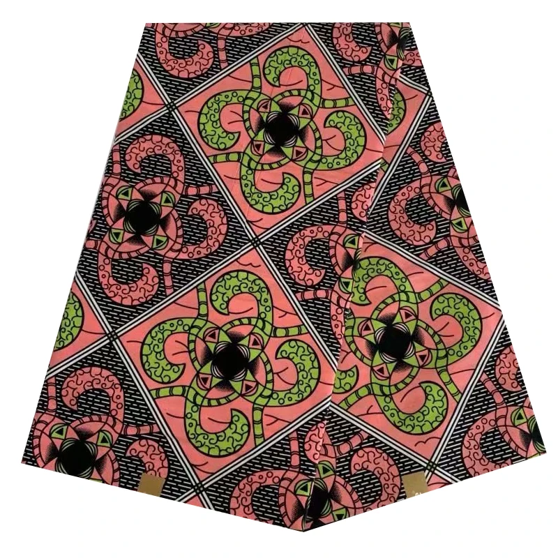 polyester Ankara Africa prints batik fabric real dutch wax tissu high quality 6yards fashion African sewing for party dress