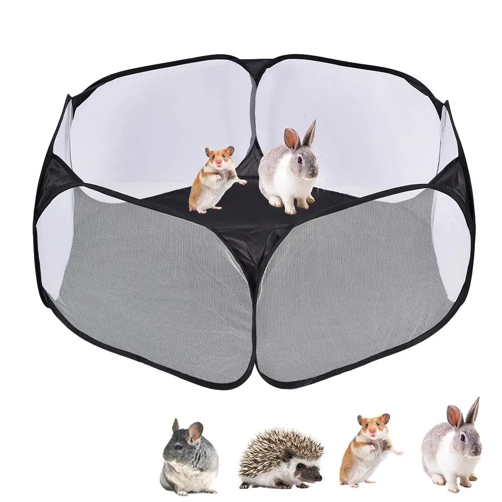 Портативный животный складной забор для питомца манеж клетка животных тент