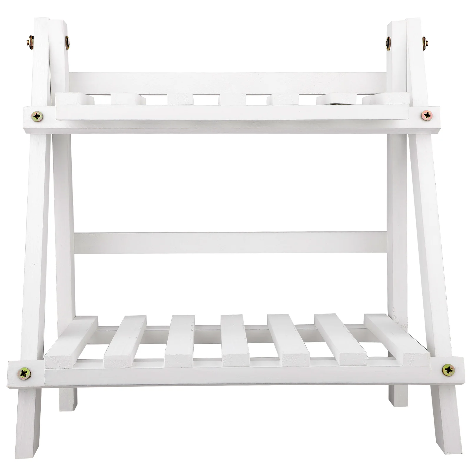 

2-Tier Wooden Plant Stand Flower Pot Display Rack Stand Shelf Durable Storage Bonsai Holder Organizer For Home Indoor Outdoor