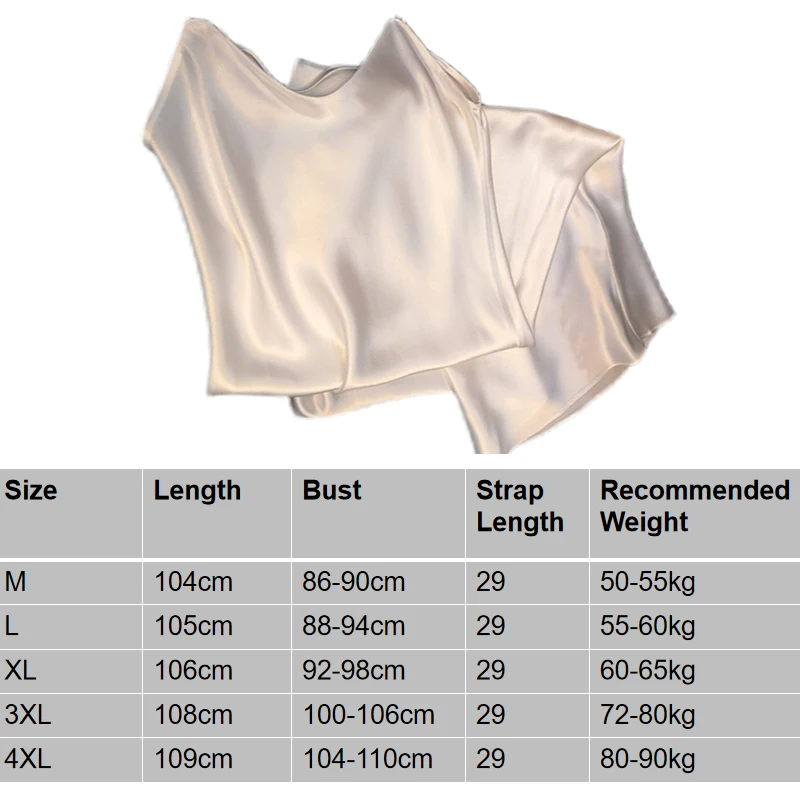 

Night Dress Women Sexy Lingerie Nightie Satin Sleepwear Nightgown New Nightdress Sexy Underwear Plus Size Sleep Dress Home