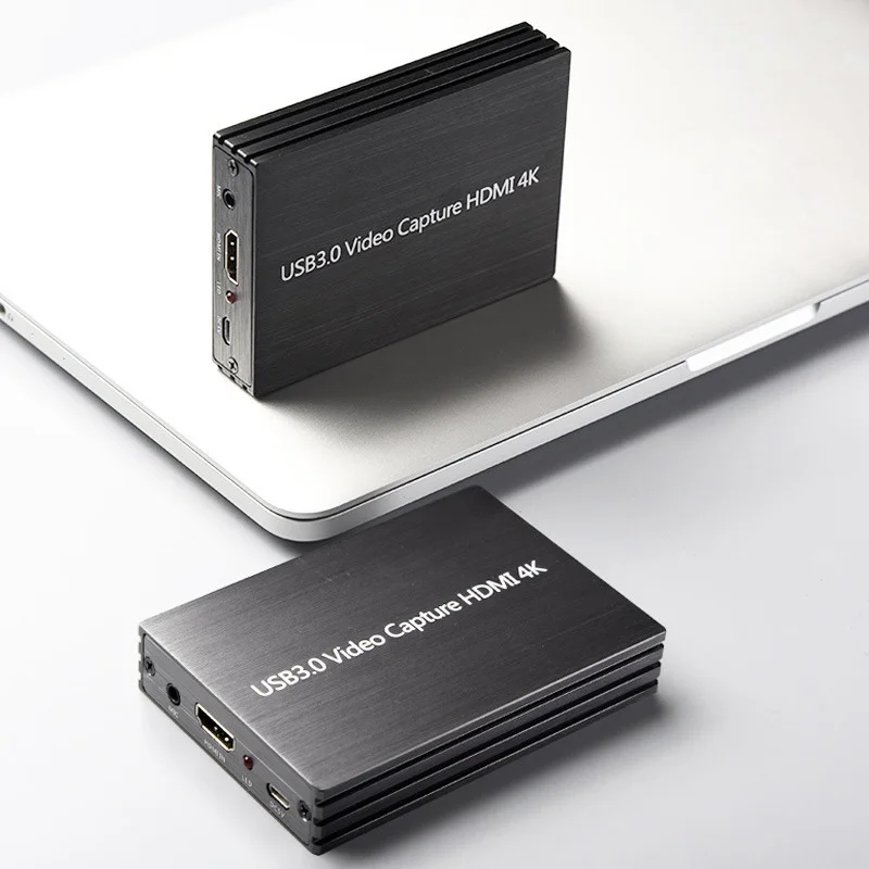 

4K 1080P USB 3,0 к HDMI-совместимая видеокарта для захвата аудио и видео с выходом без петли полная запись 1080p 60 через DSLR видеокамеру