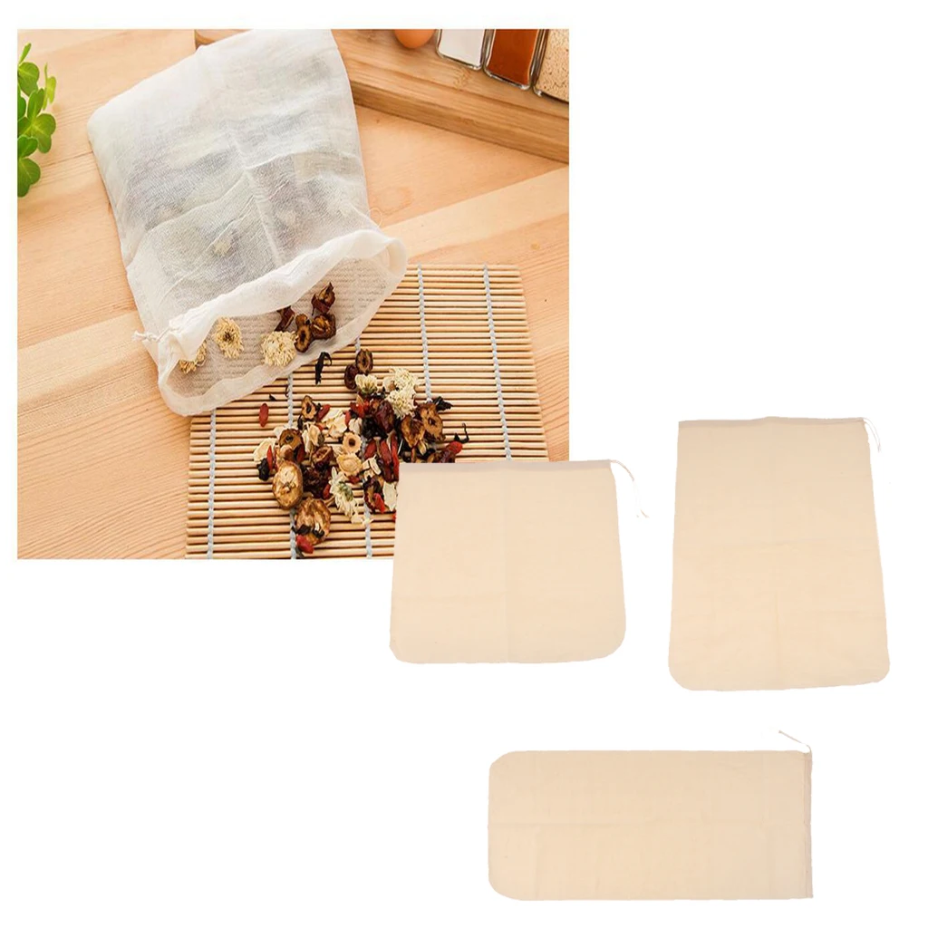 

Milk Fine Cotton Strainer Bag Cheesecloth Juices Cheese Filter Mesh Cloth