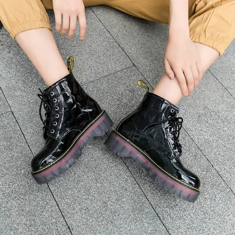 Tanariya/Новое поступление Женская обувь Женские ботинки Сезон осень-зима 2020 кожаные