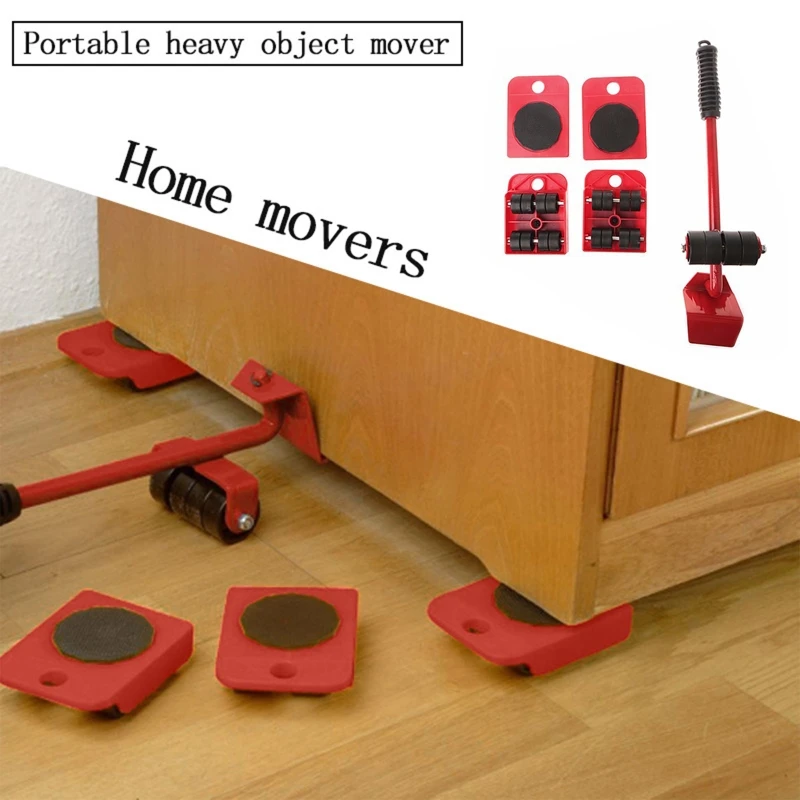 

5 In 1 Moving Device Portable Heavy Lifting Device Furniture Moving Device Move Dropshipping