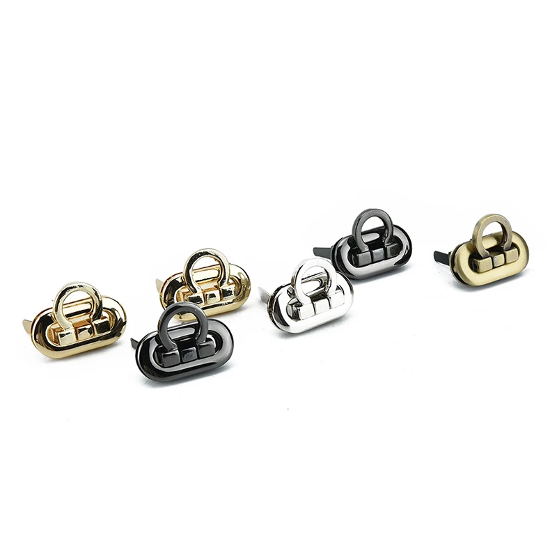 Alloy Fashion Buckle Twist Turn Lock Snap Clasps Closure Purse Hardware Bag Accessories for DIY Handbag Button | Багаж и сумки