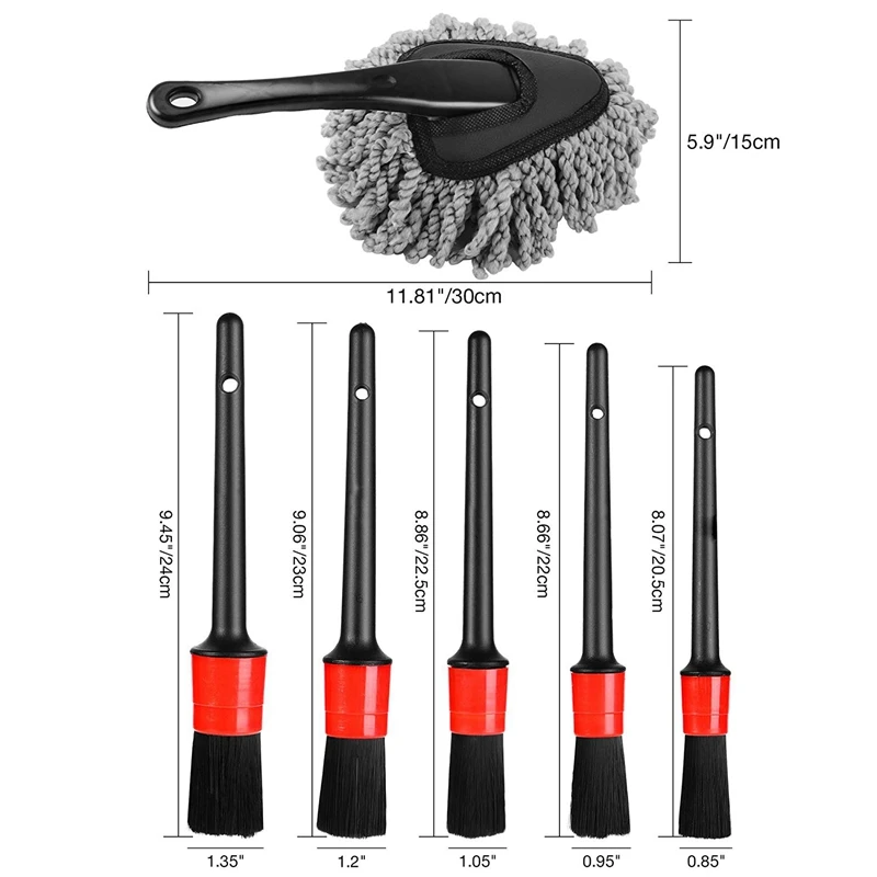 Автомобильная тряпка детальная кисть набор автоматическая щетка с приборной