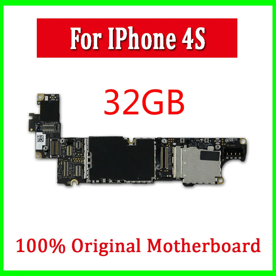 Бесплатная ICloud для Iphone 4S материнская плата с системой IOS 8 Гб оперативной памяти 16