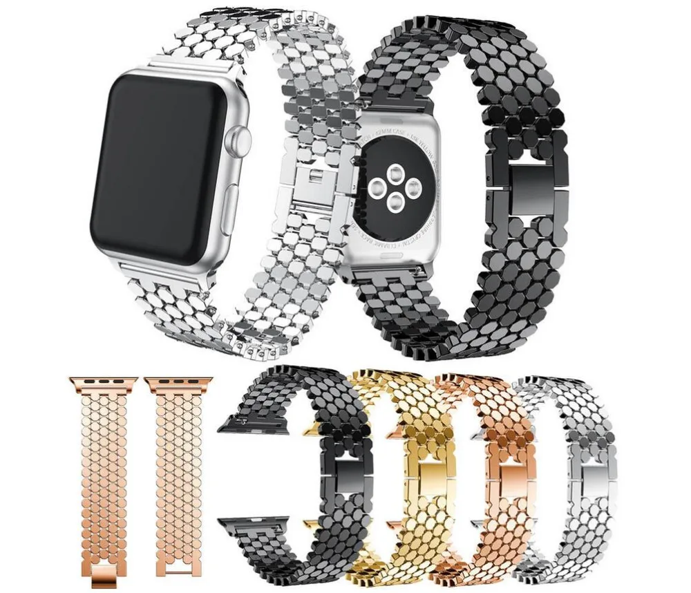 20 шт. ремешок для часов из нержавеющей стали apple Watch 42 мм 38 сменный Браслет iwatch serise 1