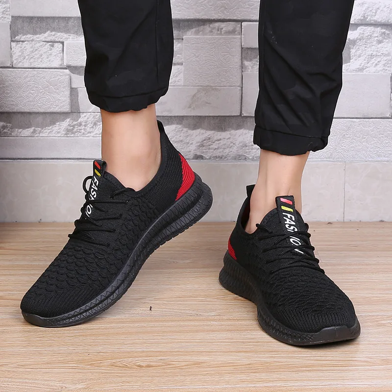 Male Breathable Comfortable Casual Shoes Fashion Men Canvas Shoes Lace up Wear-resistant Men Sneakers zapatillas deportiva
